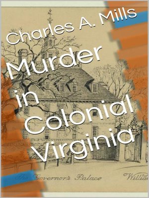 cover image of Murder in Colonial Virginia